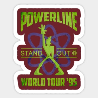 Powerline Stand Out World Tour 95 Sticker